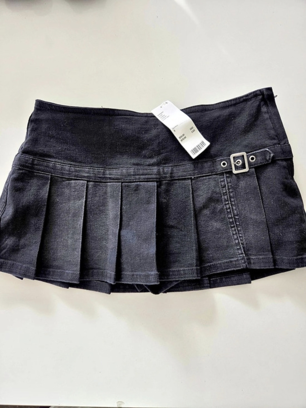 Pleated Skort in Black Size Small NWT